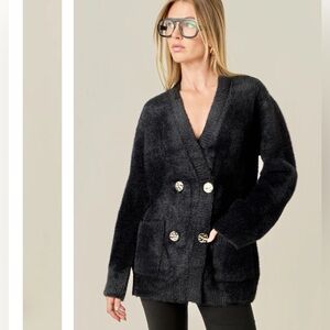 English Factory KNIT BLAZER CARDIGAN